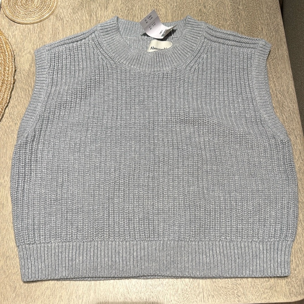 Abercrombie Gray Sweater Vest